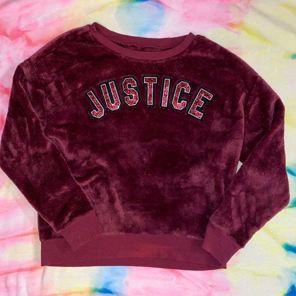 Justice hoodie size 18 plus